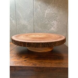 Timber Tree Rustic Wood Cake Stand Dessert Display Rustic Farmhouse Decor